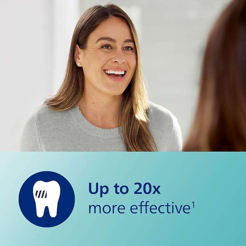Philips Sonicare DiamondClean Smart 9500 Electric Toothbrush - Sonic Toothbrush with App, Pressure Sensor, 15 Brushing Settings, Replacement Reminder, USB Charging Travel Case, Black, Model HX9923/11 - Image 2