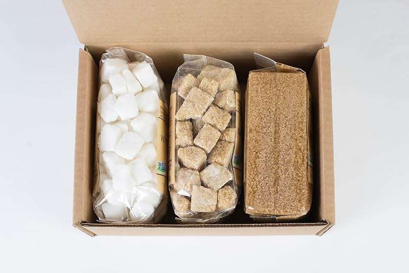 India Tree Coffee & Tea Sugar Variety Pack - White, Brown, and Demerara Sugar - Image 3