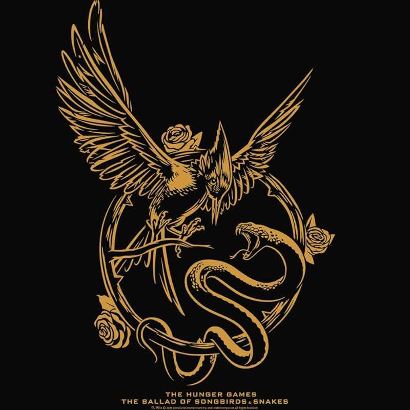 The Hunger Games Movie The Ballad of Songbirds & Snakes Boss Fight Adult Short Sleeve T Shirt Graphic Tee Black - Image 2