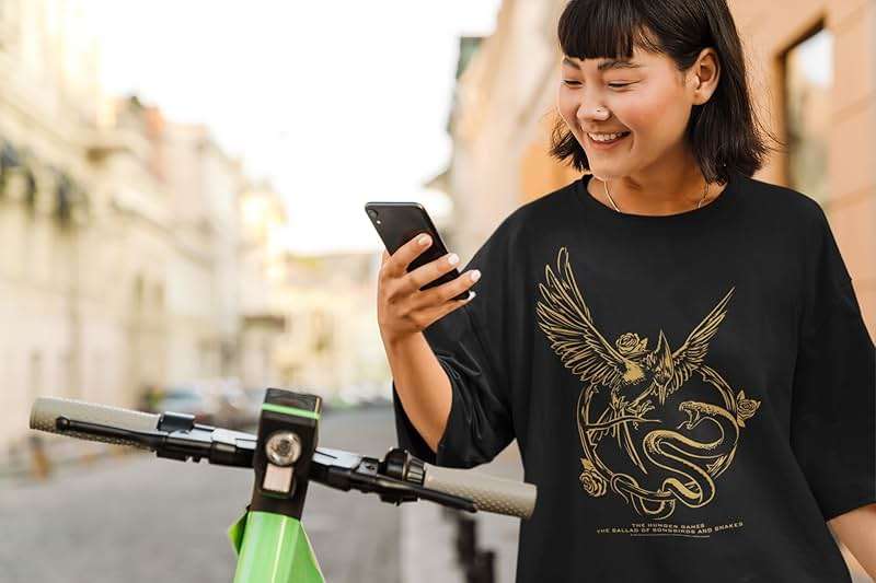 The Hunger Games Movie The Ballad of Songbirds & Snakes Boss Fight Adult Short Sleeve T Shirt Graphic Tee Black - Image 3