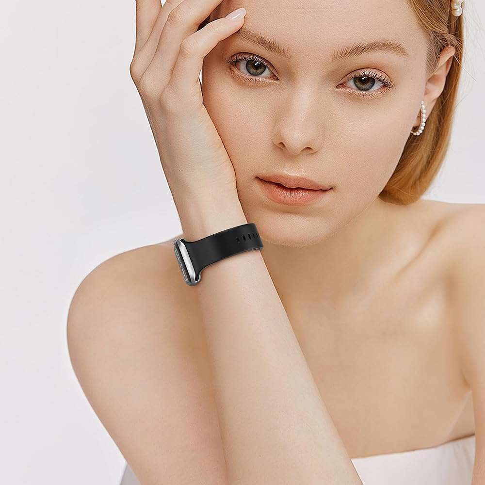 Kounlsyam 18 Pack Bands Compatible with Apple Watch Band 49mm 46mm 45mm 44mm 42mm 41mm 40mm 38mm for Women Men, Sport Silicone Breathable Strap for iWatch Series Ultra 11 10 9 8 SE 7 6 5 4 3 2 1 - Image 5