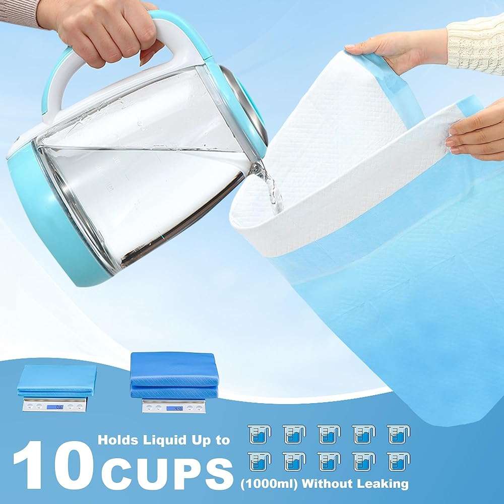 Puppy Pee Pads for Dogs 28"x44" 40 Count, Dog Pee Pads Extra Large, Leak-Proof & Super Absorbent, Thicken Disposable Potty Pads Puppy Training Pads for Cats Rabbits - Image 3