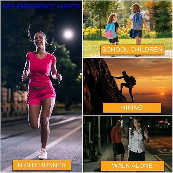130dB Keychain Siren Ultra Bright Strobe Light. Loud Sound Personal Safety Alarm. SOS Emergency Alerts for Women, Girls, School Children, Night Runners, Hiking. Bear Alarm Deterrent. Pink - Image 8