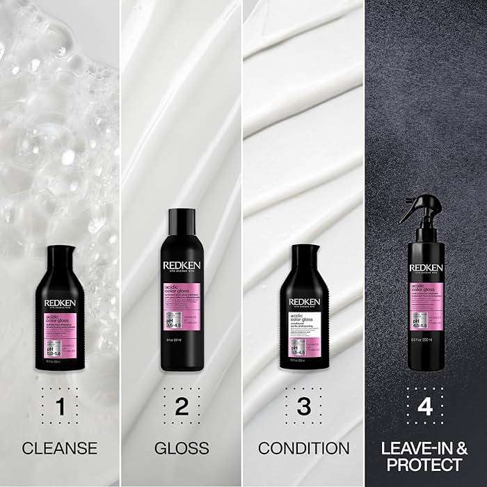 Redken Acidic Color Gloss Conditioner - Color Protection & Vibrancy, Salon-Grade Hair Shine, For Color-Treated Hair - Image 5
