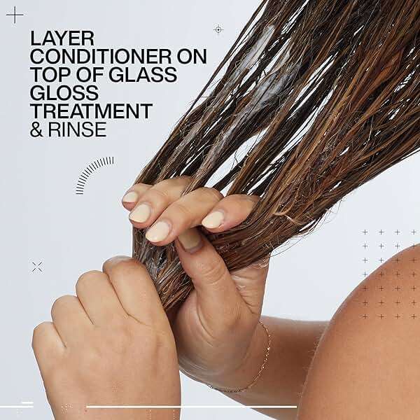 Redken Acidic Color Gloss Conditioner - Color Protection & Vibrancy, Salon-Grade Hair Shine, For Color-Treated Hair - Image 7