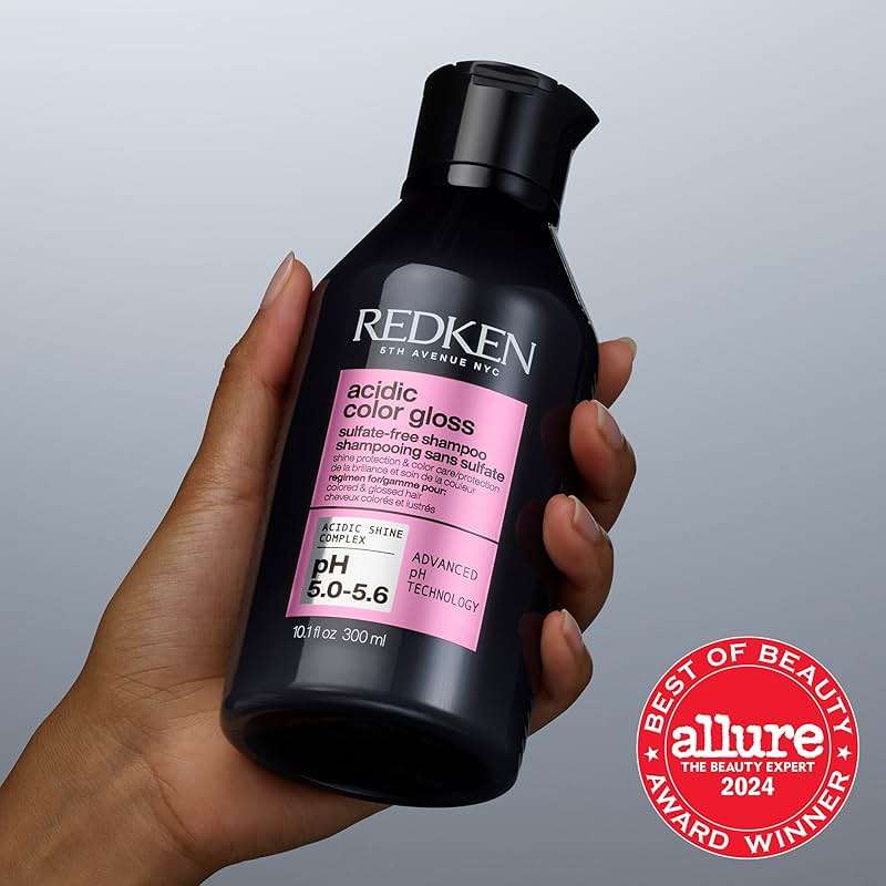 Redken Acidic Color Gloss Sulfate-Free Shampoo for Color Protection and Shine To Help Extend Color & Shine for Color-Treated Hair - Image 6