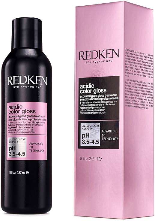 Redken Acidic Color Gloss Glass Gloss Treatment For Color-Treated Hair - Rinse Out Glossing Treatment, Intense Shine & Conditioning - Image 1
