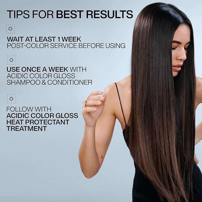 Redken Acidic Color Gloss Glass Gloss Treatment For Color-Treated Hair - Rinse Out Glossing Treatment, Intense Shine & Conditioning - Image 4