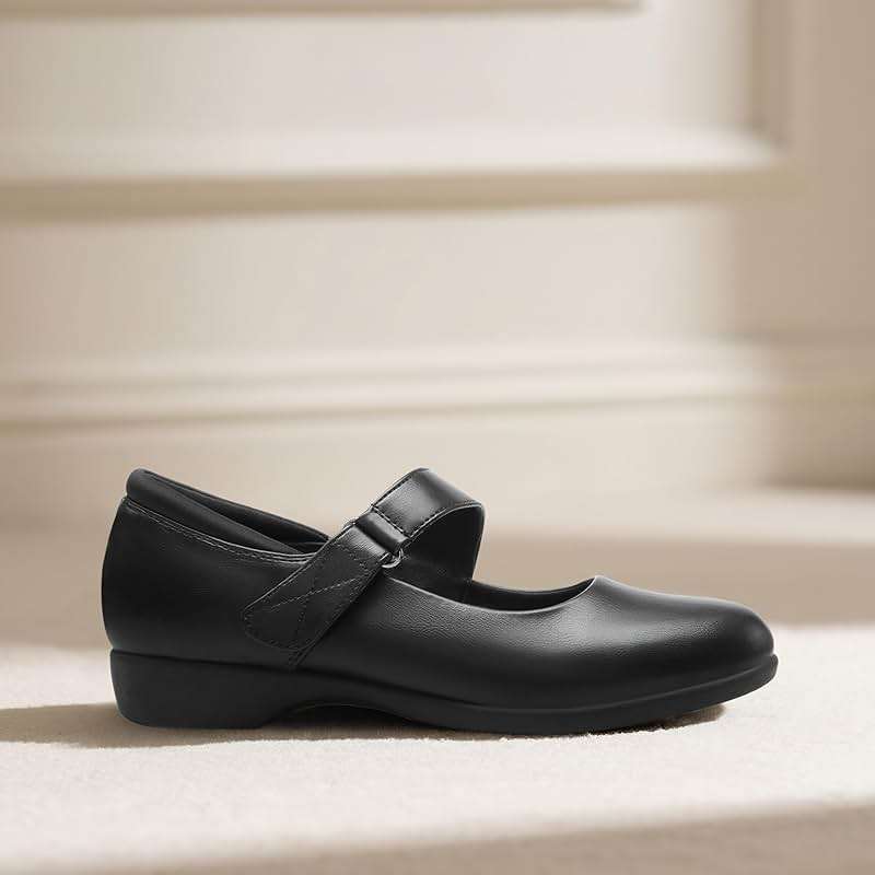 DREAM PAIRS Womens Ballet Mary Jane Flats, Comfortable Business Office Dress Shoes for Women Dressy and Work with Ankle Strap - Image 2