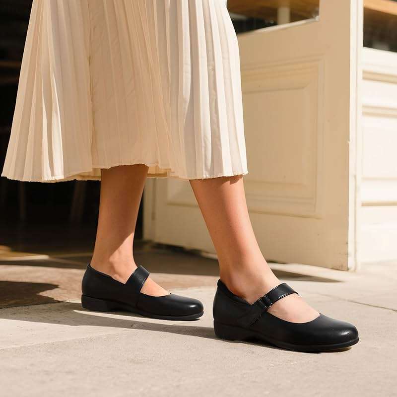 DREAM PAIRS Womens Ballet Mary Jane Flats, Comfortable Business Office Dress Shoes for Women Dressy and Work with Ankle Strap - Image 8