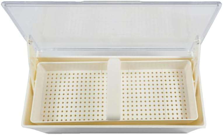 AmeriCan Goods Medical Instrument Sterilizer Box Professional Tools Cool Sterilization Plastic Tray for Dental, Medical Tool, Tatoo, Nail (White) - Image 2