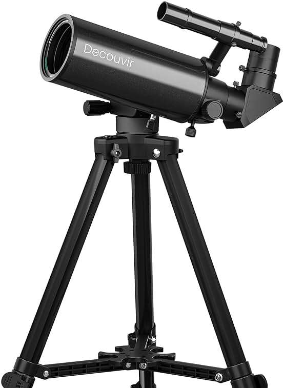 Maksutov-Cassegrain Telescopes for Adults Astronomy, 70mm Aperture Catadioptric Compound Telescope, Compact Portable Travel Telescope, w. Pro Tripod & Phone Adapter - Image 2