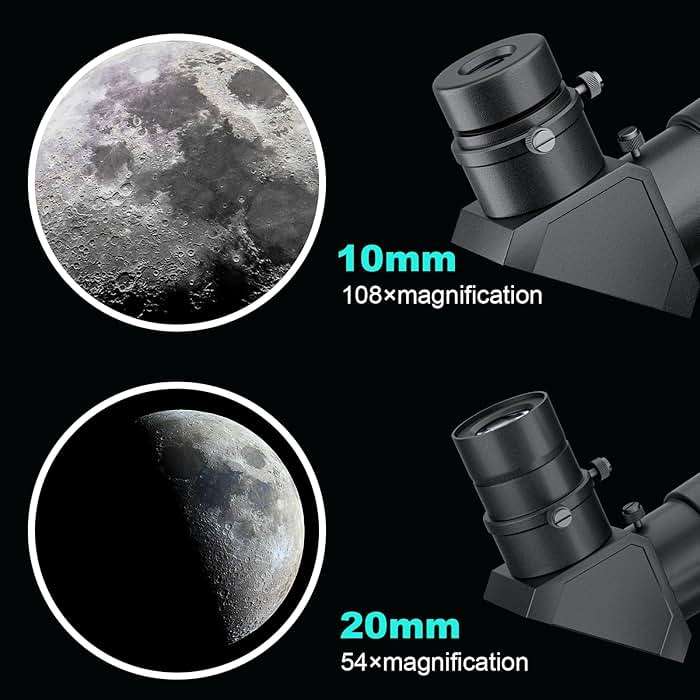 Maksutov-Cassegrain Telescopes for Adults Astronomy, 70mm Aperture Catadioptric Compound Telescope, Compact Portable Travel Telescope, w. Pro Tripod & Phone Adapter - Image 4