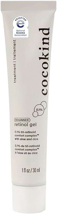 Cocokind Beginner Retinol Gel 0.1%, Improve the Appearance of Fine Lines and Uneven Texture without Irritation, Aloe and Cica to Prevent Dryness, 1 fl oz - Image 1
