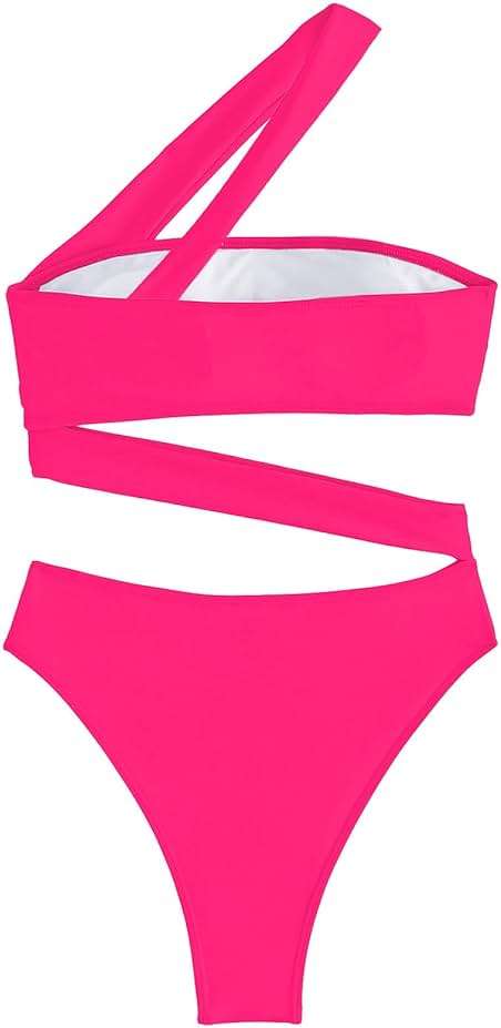 Lilosy Sexy Cutout Tube High Waist Bandeau Bathing One Piecce Swimsuit - Image 4