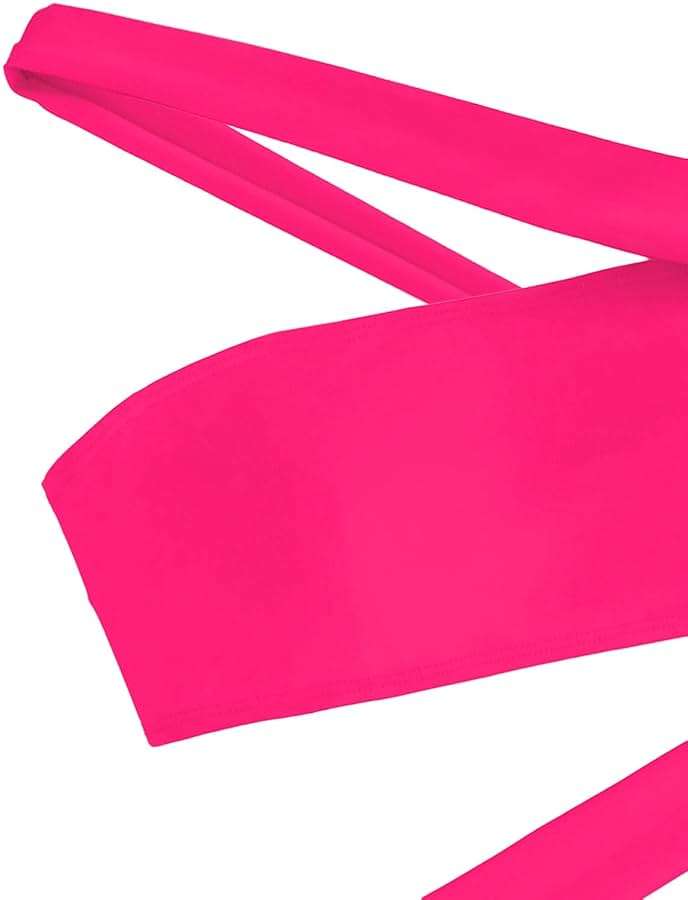 Lilosy Sexy Cutout Tube High Waist Bandeau Bathing One Piecce Swimsuit - Image 5