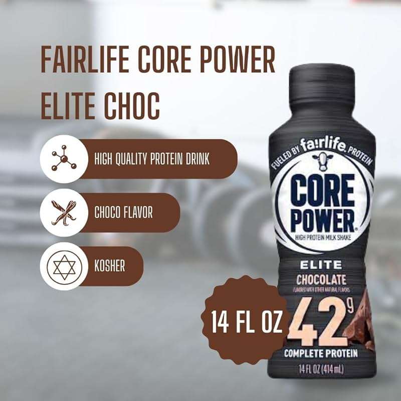 Worldwide Nutrition Bundle: Fairlife Core Power Elite 42g High Protein Milk Shake - Kosher, Chocolate Protein Shake for Workout Recovery - 14 Fl Oz (Pack of 12) & Multi-Purpose Key Chain - Image 8
