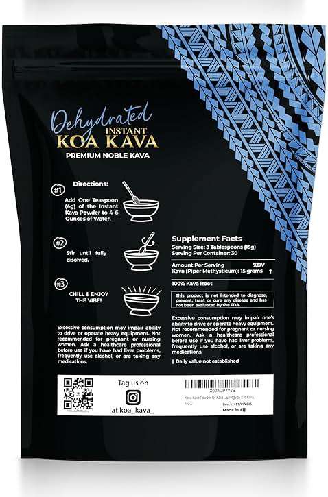 Koa Kava Dehydrated Instant Kava - 100% Dehydrated Instant Green Fijian Kava Root Powder, 4 oz (113g) - Image 9