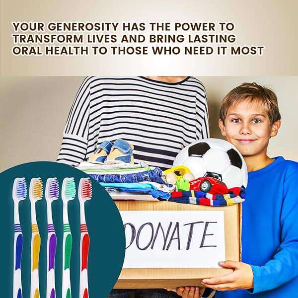 Navona 150 PCS Premium Individually Wrapped Bulk Toothbrush Pack, Disposable Toothbrushes, Kids Toothbrush, Medium Soft Bristle Toothbrushes, Ergonomics Handle, Perfect for Travel Hotel Donation - Image 7