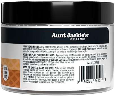 Aunt Jackie's Award-Winning Braid + Twist Collection Hold Tight Braid & Twist Gel with Extra Firm Hold, 7.5oz - Image 8