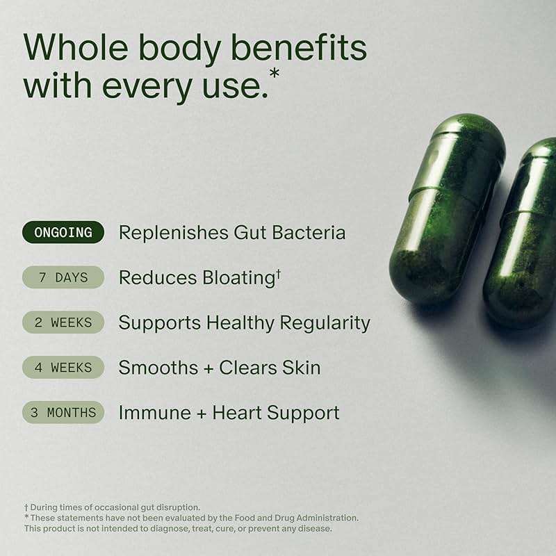 Seed DS-01 Daily Synbiotic - Prebiotic and Probiotic for Women & Men - Digestive Health, Gut Health, Immune Support, Bloating & Constipation Relief - Vegan & Shelf-Stable - 30-Day Starter (60ct) - Image 3