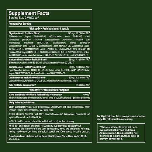 Seed DS-01 Daily Synbiotic - Prebiotic and Probiotic for Women & Men - Digestive Health, Gut Health, Immune Support, Bloating & Constipation Relief - Vegan & Shelf-Stable - 30-Day Starter (60ct) - Image 7
