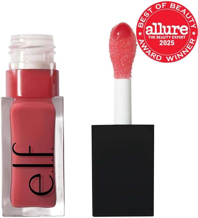 e.l.f. Glow Reviver Lip Oil, Nourishing Tinted Lip Oil For A High-shine Finish, Infused With Jojoba Oil, Vegan & Cruelty-free, Rose Envy - Image 2