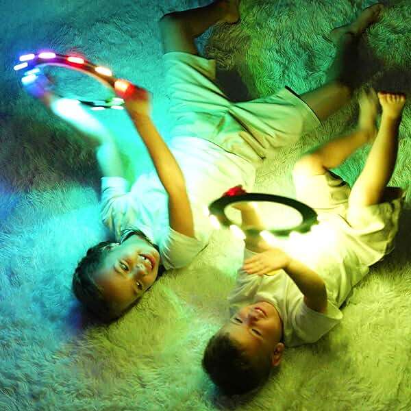 TOSY Flying Ring - 36 RGB Multicolor or 12 Monocolor LEDs, Super Bright, Lost Mode, Auto Light Up, Easter Basket Stuffers Gift for Kid/Teen/Boy/Girl, Safe, Waterproof, Pool/Beach/Camping Toy - Image 5