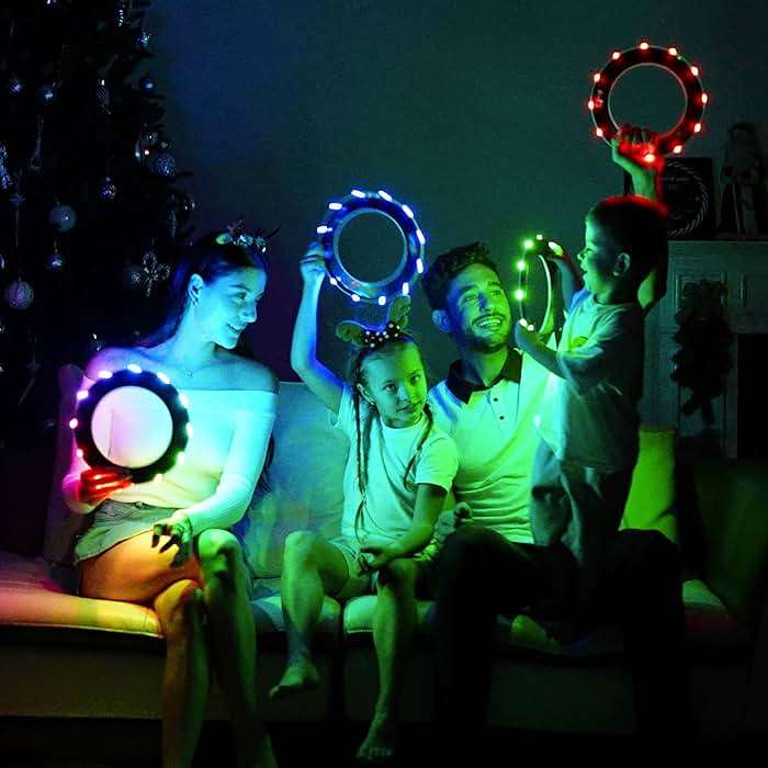 TOSY Flying Ring - 36 RGB Multicolor or 12 Monocolor LEDs, Super Bright, Lost Mode, Auto Light Up, Easter Basket Stuffers Gift for Kid/Teen/Boy/Girl, Safe, Waterproof, Pool/Beach/Camping Toy - Image 6