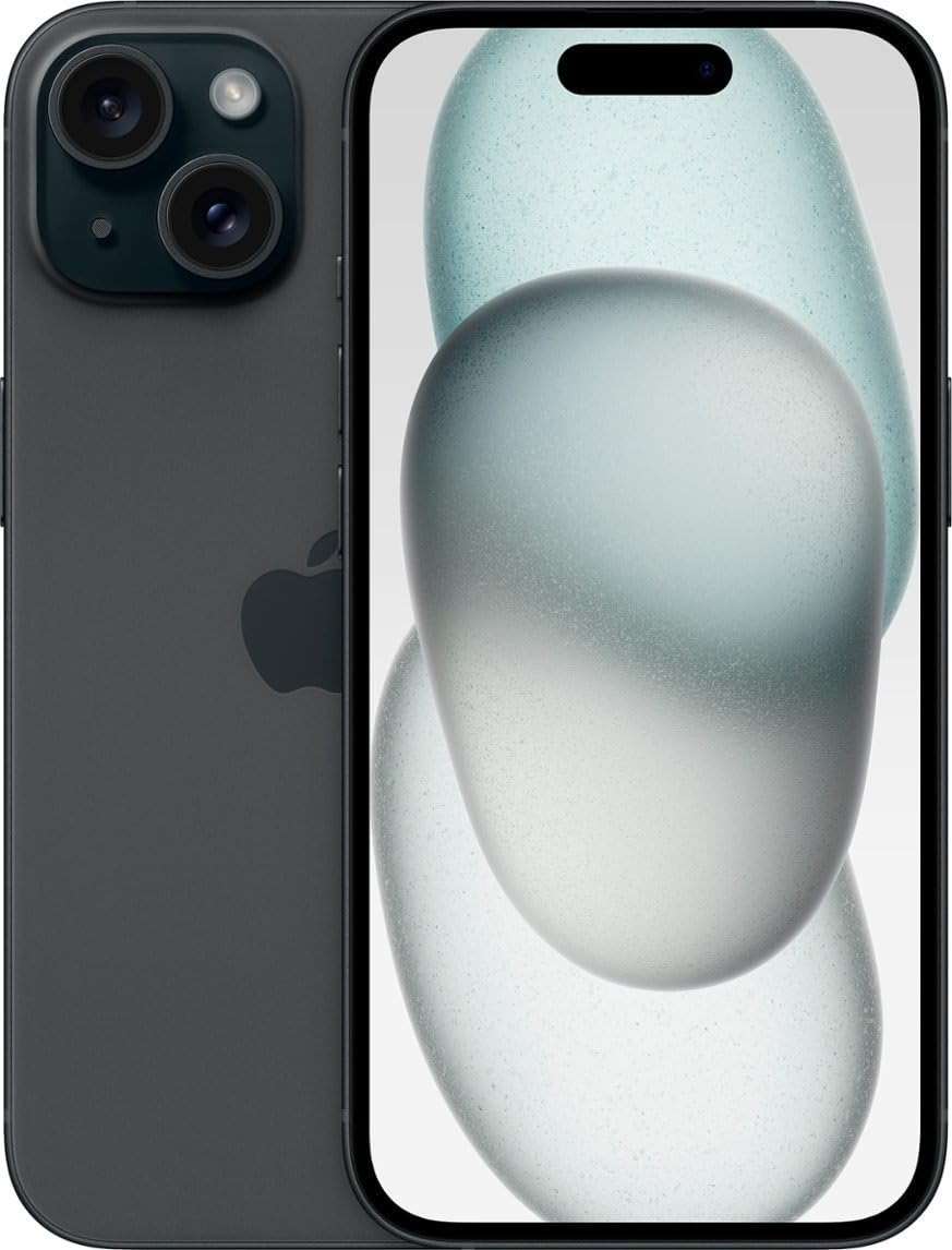 Apple iPhone 15, 128GB, Black - Locked to T-Mobile (Renewed) - Image 1