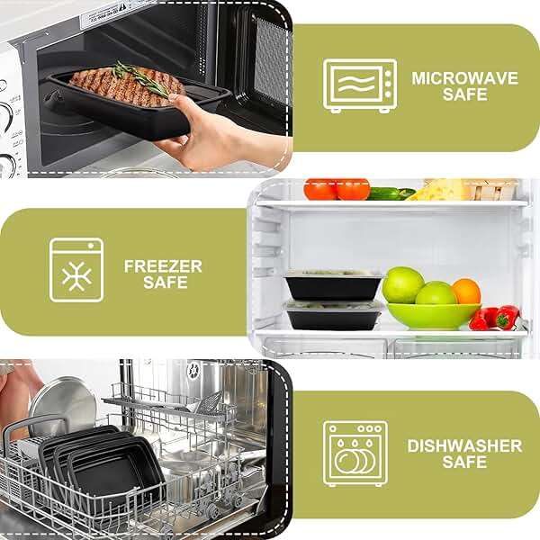 kkyvvy Meal Prep Containers 38oz 50 Pack Plastic To Go Food Containers, Disposable To Go Containers with Lids BPA Free, Microwave/Dishwasher/Freezer Safe - Image 4