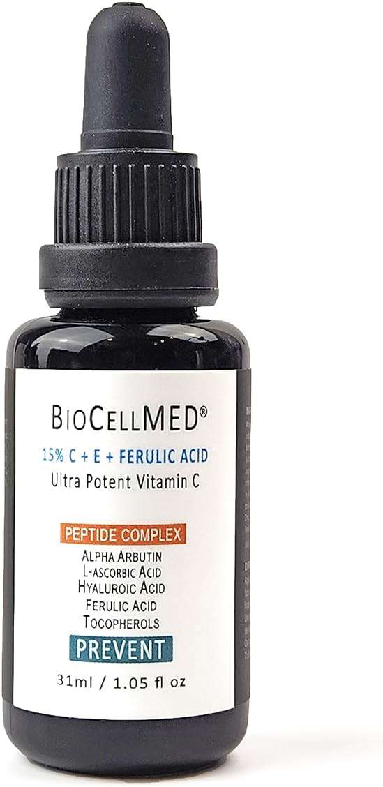 15% CE+Ferulic Vitamin C Serum for Face with C-Ester, Alpha Arbutin & Ultra Low Molecule Hyaluronic Acid - Image 1