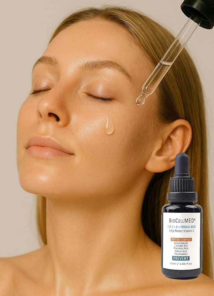 15% CE+Ferulic Vitamin C Serum for Face with C-Ester, Alpha Arbutin & Ultra Low Molecule Hyaluronic Acid - Image 2