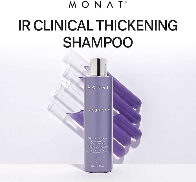 MONAT IR Clinical Thickening Shampoo – Volumizing Shampoo for Dense, Thick Strands – Thickening Solution Crafted from Powerful Blend of Natural Ingredients, With Rosemary & Mint And Pea Extract - Image 3