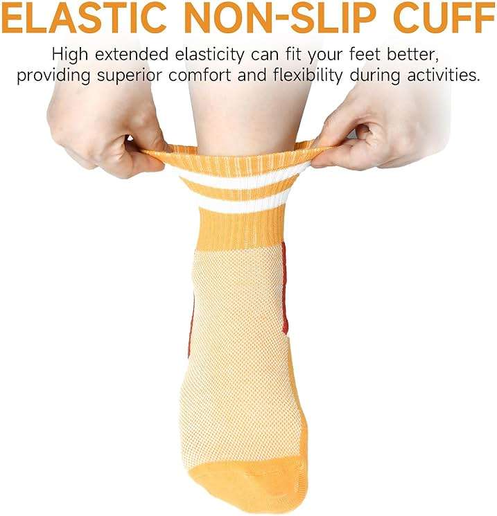 IDALOP 20 Pairs Women‘s Colorful Athletic Crew Socks Casual Soft Lightweight Quarter - Image 3