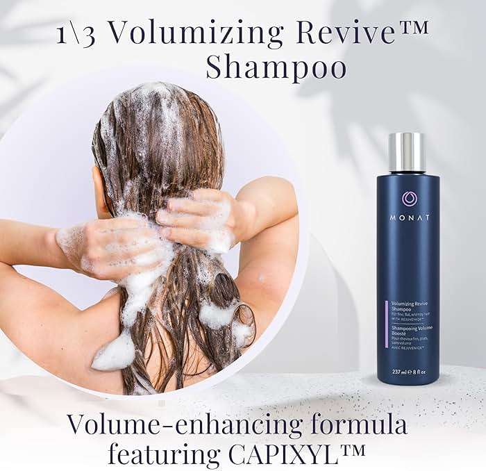MONAT Revive Volumizing System – Hair Volume Enhancer Set with Revive Shampoo Volumizing Conditioner & Volume And Lift Spray - Image 3