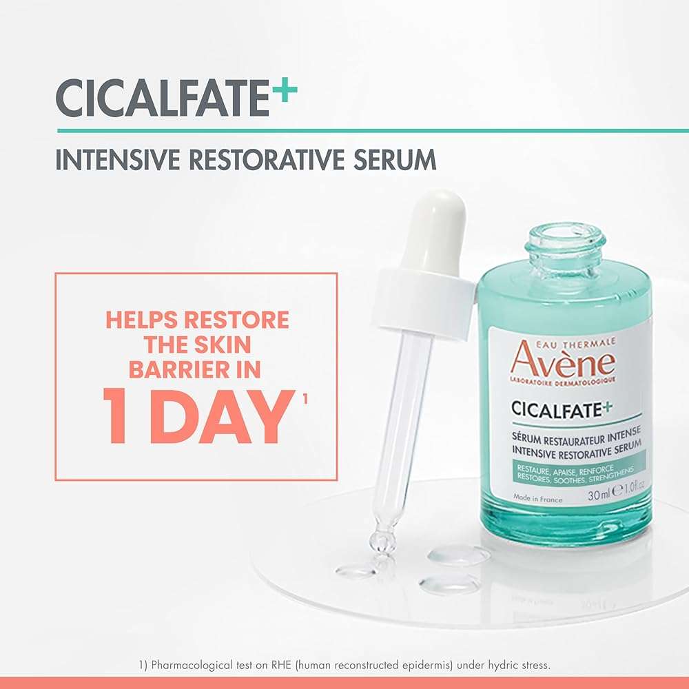 Avène Cicalfate+ Intensive Restorative Serum, Face Serum Restores & Strengthens Skin Barrier, Facial Serum with Pro-Vitamin B5 for All Skin Types including Sensitive Skin, Fragrance-Free Skin Serum - Image 2