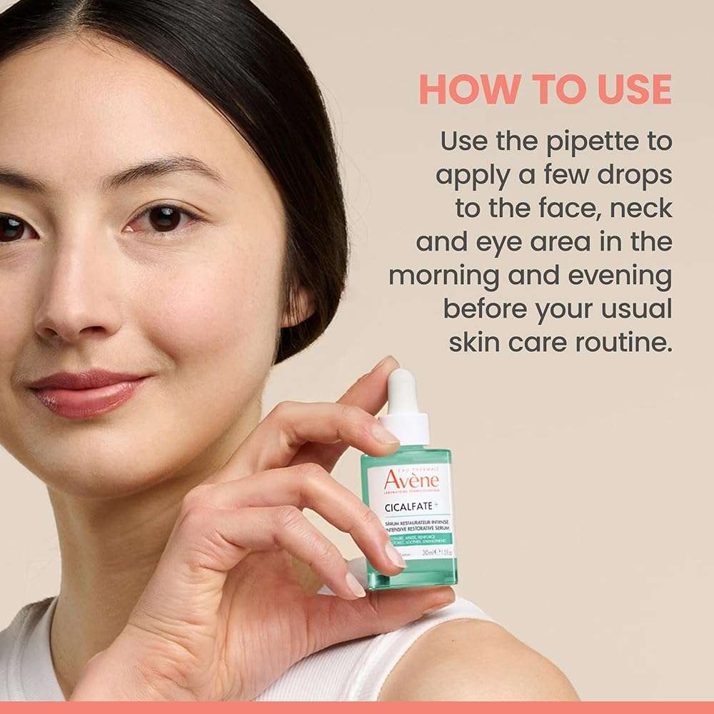 Avène Cicalfate+ Intensive Restorative Serum, Face Serum Restores & Strengthens Skin Barrier, Facial Serum with Pro-Vitamin B5 for All Skin Types including Sensitive Skin, Fragrance-Free Skin Serum - Image 5