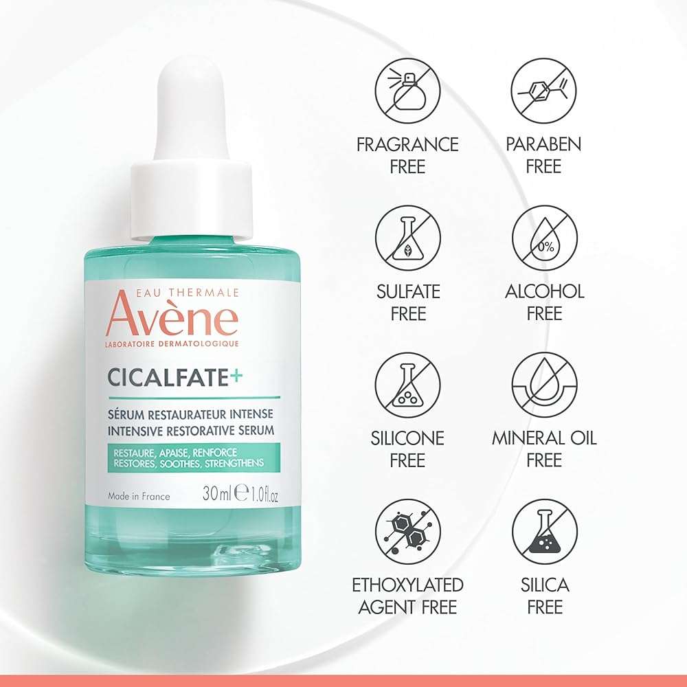 Avène Cicalfate+ Intensive Restorative Serum, Face Serum Restores & Strengthens Skin Barrier, Facial Serum with Pro-Vitamin B5 for All Skin Types including Sensitive Skin, Fragrance-Free Skin Serum - Image 6