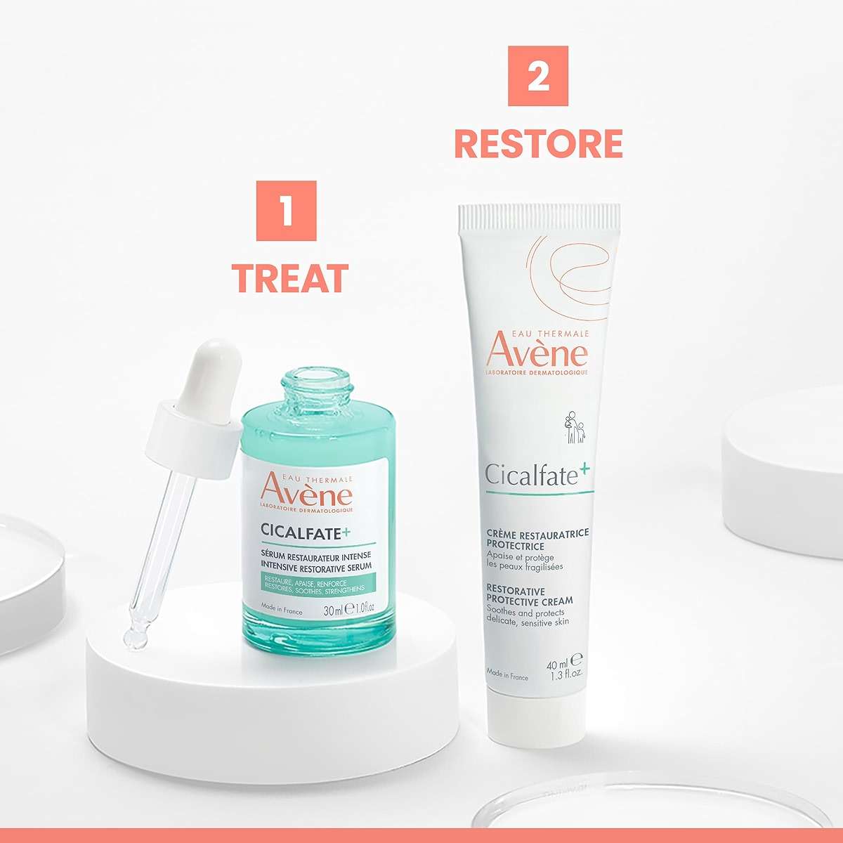 Avène Cicalfate+ Intensive Restorative Serum, Face Serum Restores & Strengthens Skin Barrier, Facial Serum with Pro-Vitamin B5 for All Skin Types including Sensitive Skin, Fragrance-Free Skin Serum - Image 7