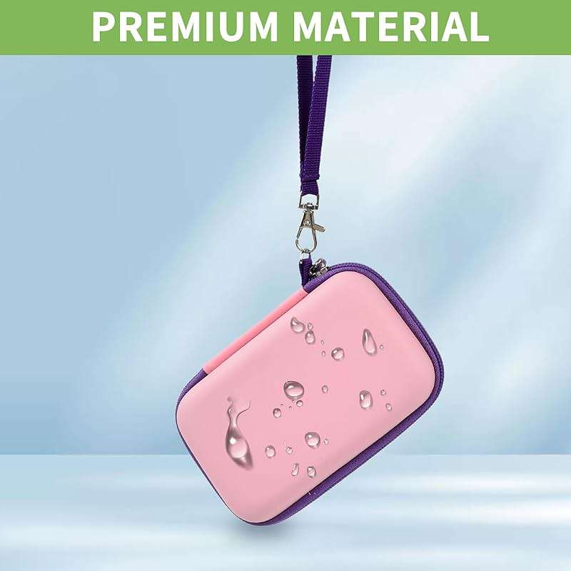 ALKOO Kids Smartphone Case | AI Digital Camera Bag | for Luoba/for WEOLULI/for Joozfee/for VOGBY Learning Toys | Holder for Play Cell Phone Size Up to 5 in(L) * 2.7 in(W) | Over 7 Years Age (Pink) - Image 5