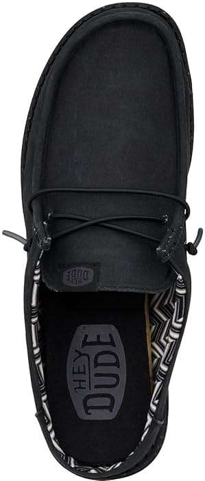 HEYDUDE Men's Wally Slip Stretch Canvas | Men's Shoes | Men Slip-on Loafers | Comfortable & Light-Weight - Image 2