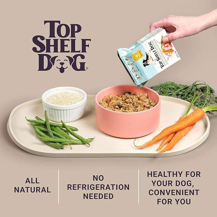 TOP SHELF DOG Fresh Beef Dog Food | Kibble Topper or Complete Meal | Human Grade Ingredients | Shelf Stable No Prep | Picky Eaters, Sensitive Stomachs, Seniors & Puppies | 6 x 8.75oz Cartons - Image 4