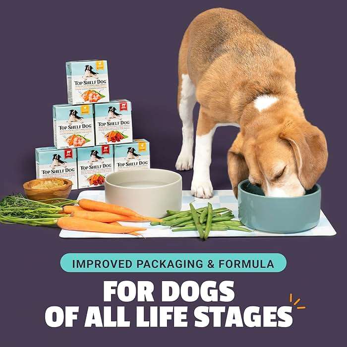 TOP SHELF DOG Fresh Beef Dog Food | Kibble Topper or Complete Meal | Human Grade Ingredients | Shelf Stable No Prep | Picky Eaters, Sensitive Stomachs, Seniors & Puppies | 6 x 8.75oz Cartons - Image 6