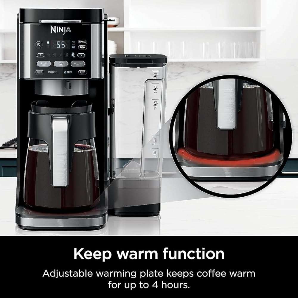 Ninja (Refurbished) Drip Coffee Maker | DualBrew Pro Hot & Iced Coffee | Compatible with K-Cup Pods | 3 Brew Styles (Classic, Rich, & Iced) | 60oz Removable Reservoir & Dishwasher Safe | (Renewed) - Image 5