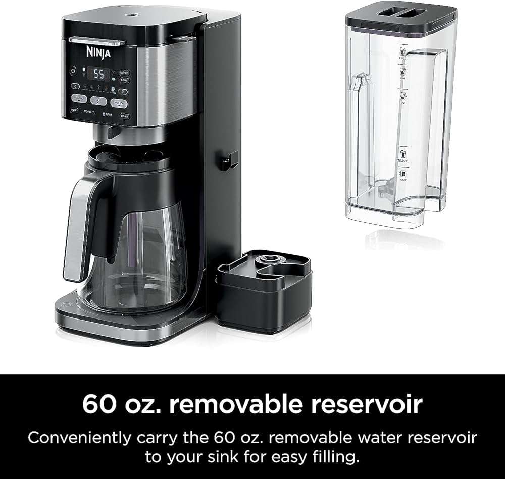 Ninja (Refurbished) Drip Coffee Maker | DualBrew Pro Hot & Iced Coffee | Compatible with K-Cup Pods | 3 Brew Styles (Classic, Rich, & Iced) | 60oz Removable Reservoir & Dishwasher Safe | (Renewed) - Image 6
