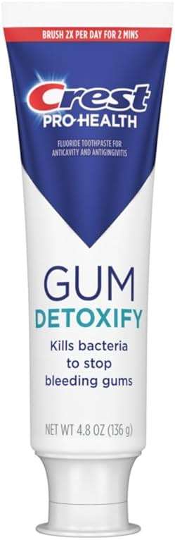 Crest Pro-Health Gum Detoxify Deep Clean Toothpaste 4.8 oz - Anticavity, Antibacterial Flouride Toothpaste, Clinically Proven, Gum and Enamel Protection, Plaque Control - Image 1