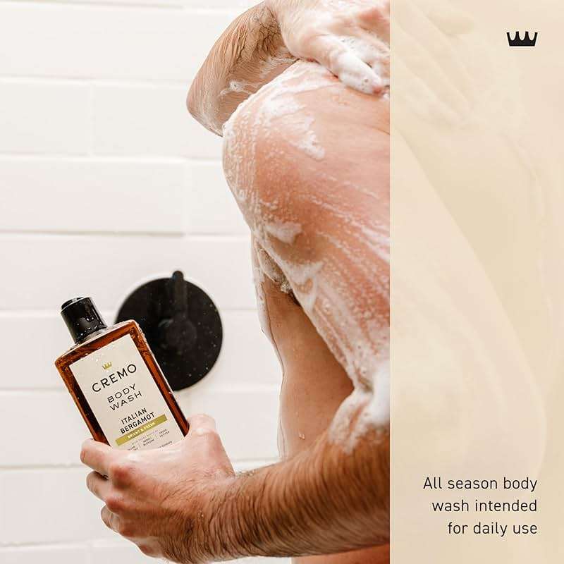 Cremo Body Wash Men, Notes of Italian Bergamot, Neroli Blossom, and Fresh Vetiver, Rich-Lathering Italian Bergamot, 16 Fl Oz - Image 5