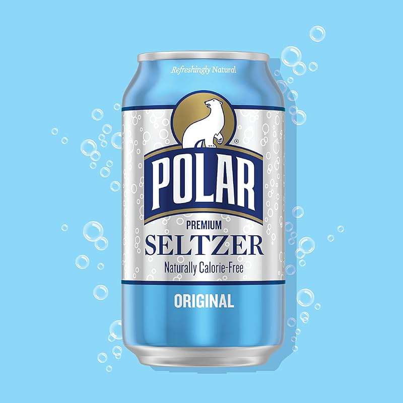 Polar Seltzer Water Original, 12 fl oz cans, 18 pack - Image 3