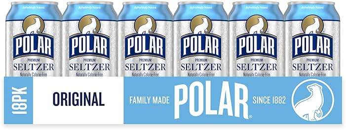 Polar Seltzer Water Original, 12 fl oz cans, 18 pack - Image 4
